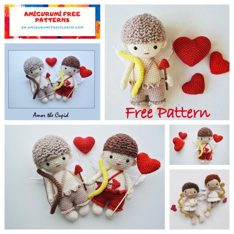 Cupid Amigurumi Free Pattern