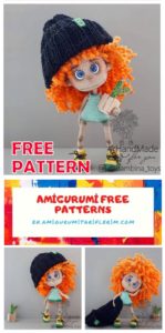Curly Hair Doll Amigurumi Free Pattern – En.amigurumitariflerim.com