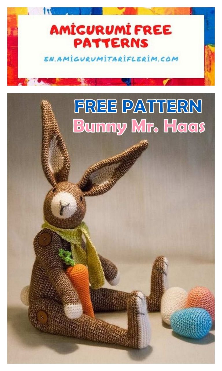 Bunny Mr. Haas Amigurumi Free Crochet Pattern