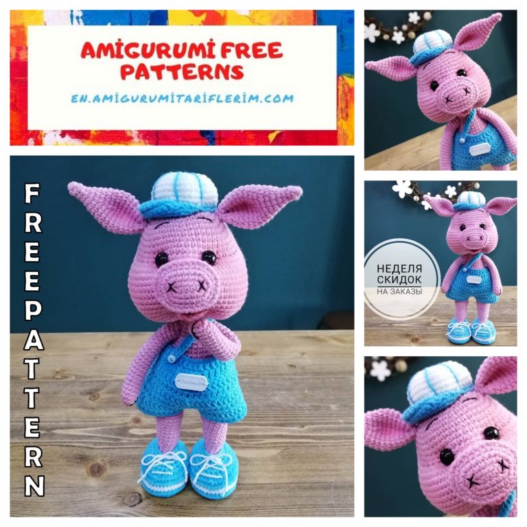 Cute Piggy Amigurumi Free Pattern
