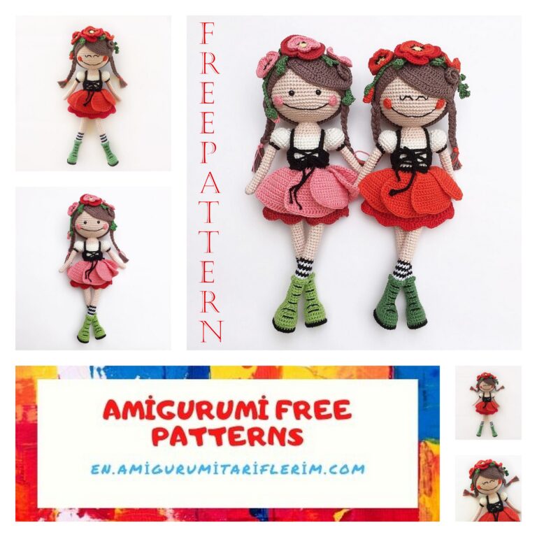 Poppy Doll Amigurumi Free Pattern