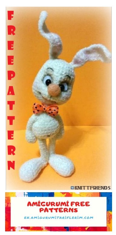 Amigurumi Bowtie Bunny Free Crochet Pattern