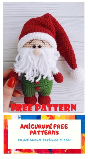 Little Santa Claus Amigurumi Free Pattern