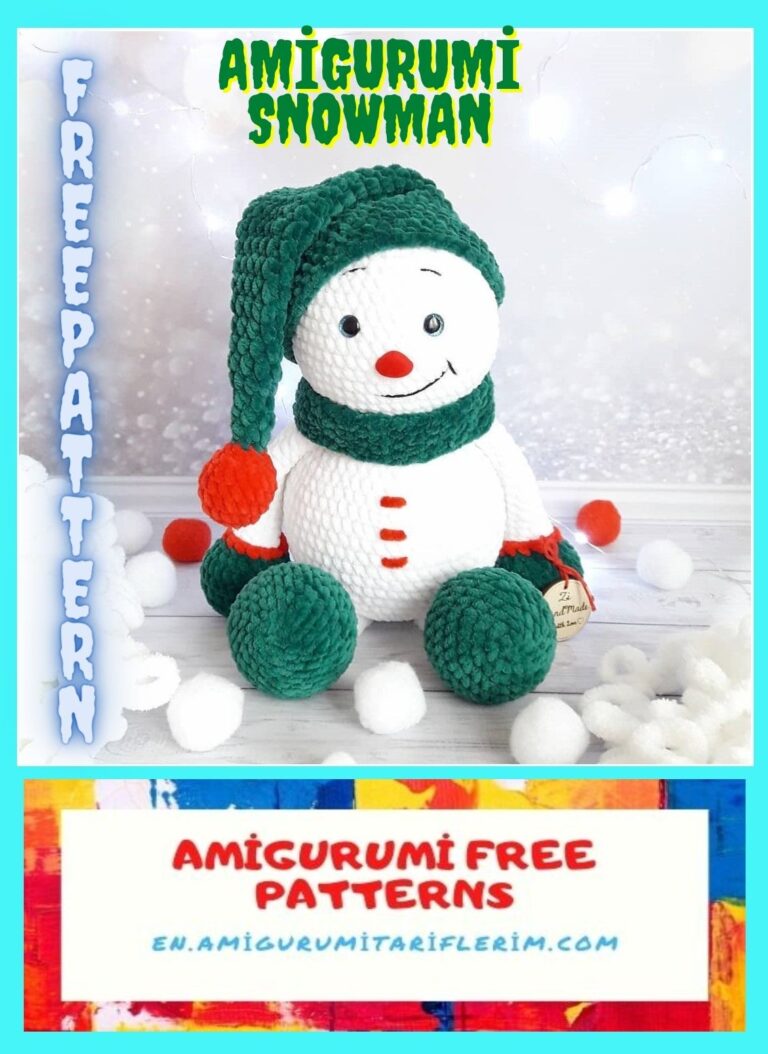 Amigurumi Snowman Free Pattern