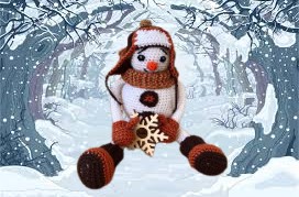 Snowman With a Hat Amigurumi Free Crochet Pattern