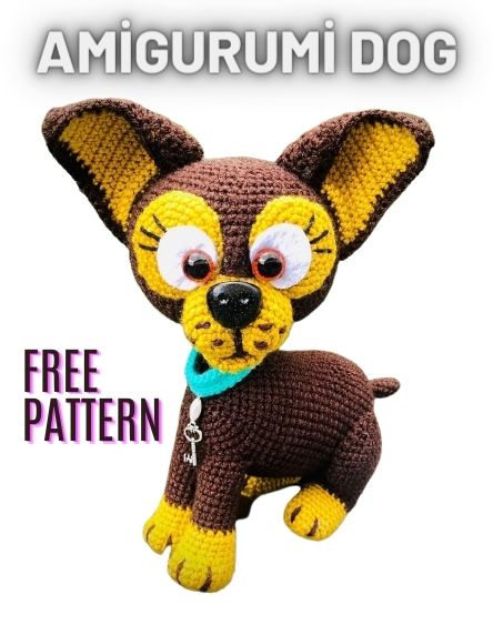Cute Dog Amigurumi Free Pattern