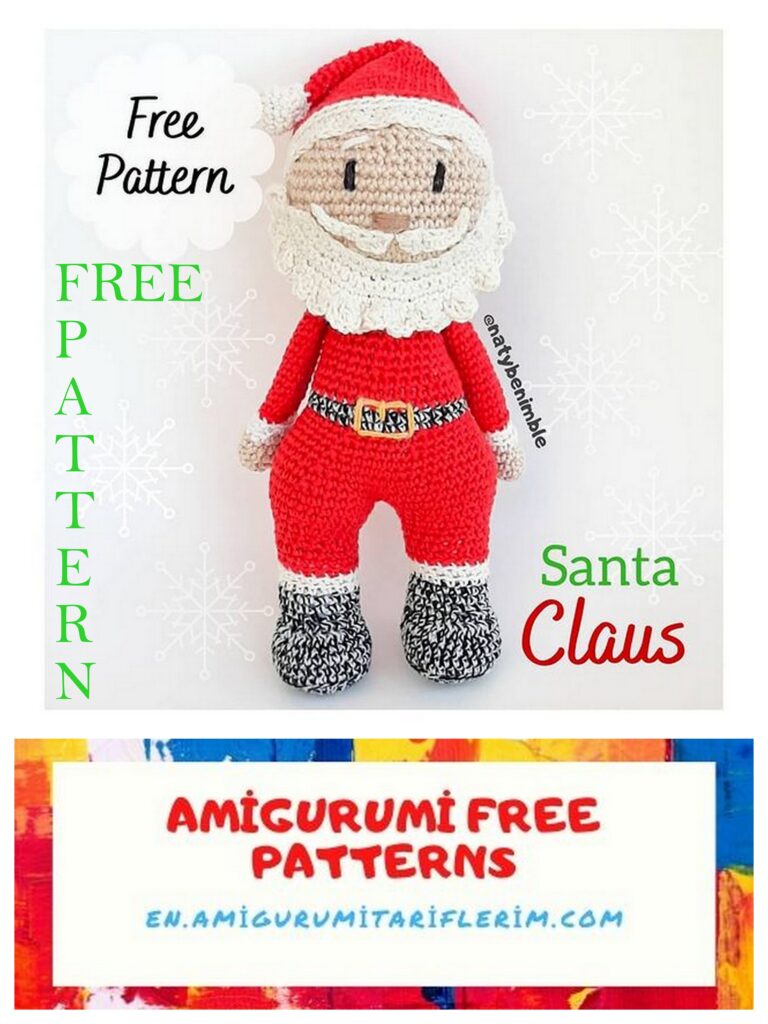 Amigurumi Santa Claus Free Pattern