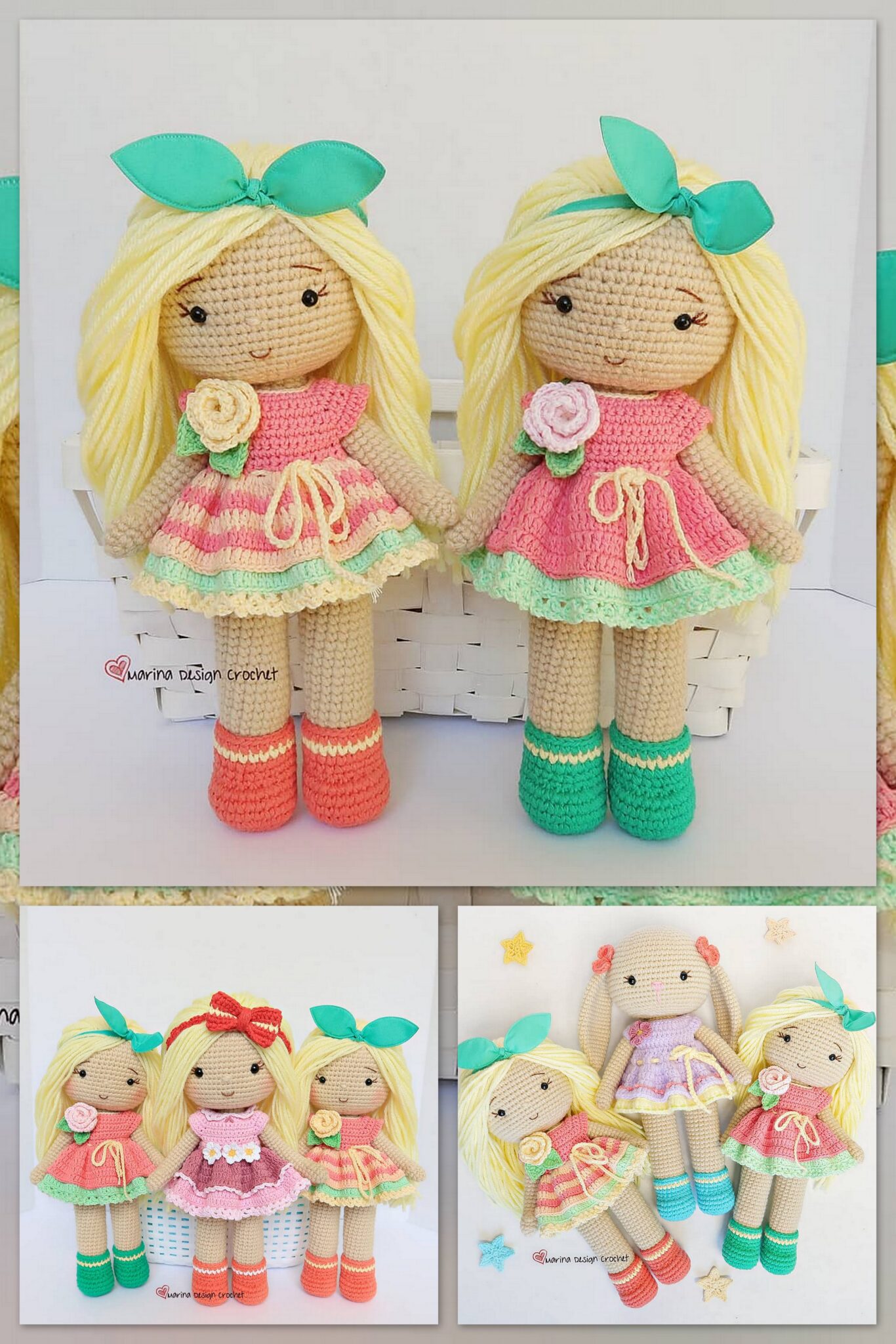 Doll Rosa Amigurumi Free Crochet Pattern – En.amigurumitariflerim.com