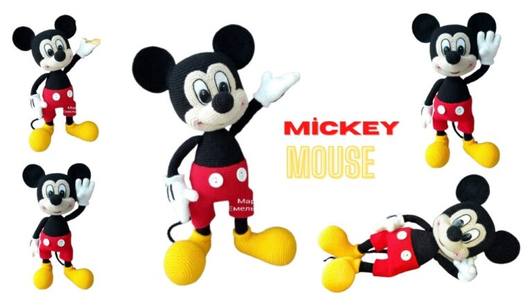Mickey Mouse Amigurumi Free Pattern