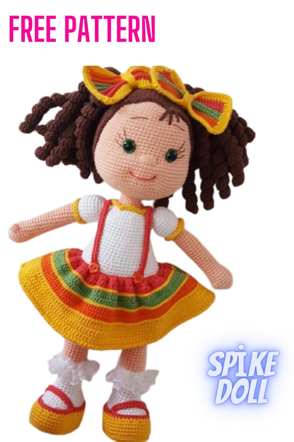 PATTERN - Brawl Stars Spike PDF English  Doll pattern, Crochet doll,  Crochet doll pattern