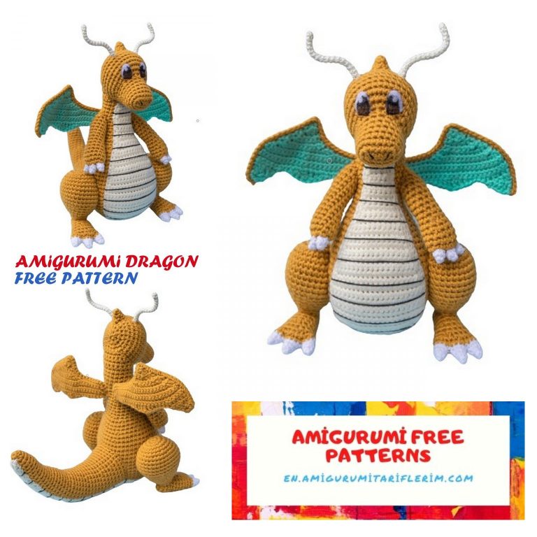 Big Dragon Amigurumi Free Pattern