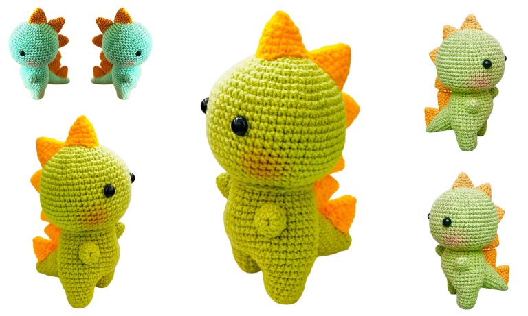 Create Your Own Dinosaur Oscar Amigurumi – Free Crochet Pattern