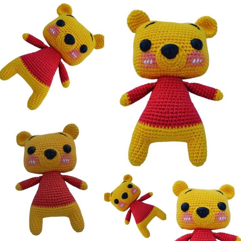 Winnie the Pooh Amigurumi Free Pattern: Crochet Your Own Adorable Pooh Bear