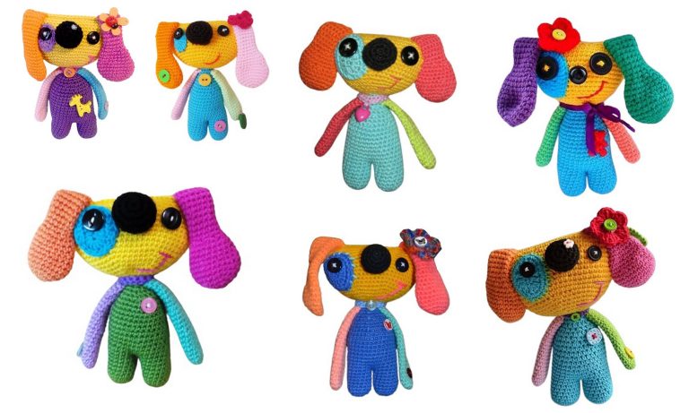 Rainbow Dog Amigurumi Free Pattern: Create Your Own Colorful Companion!
