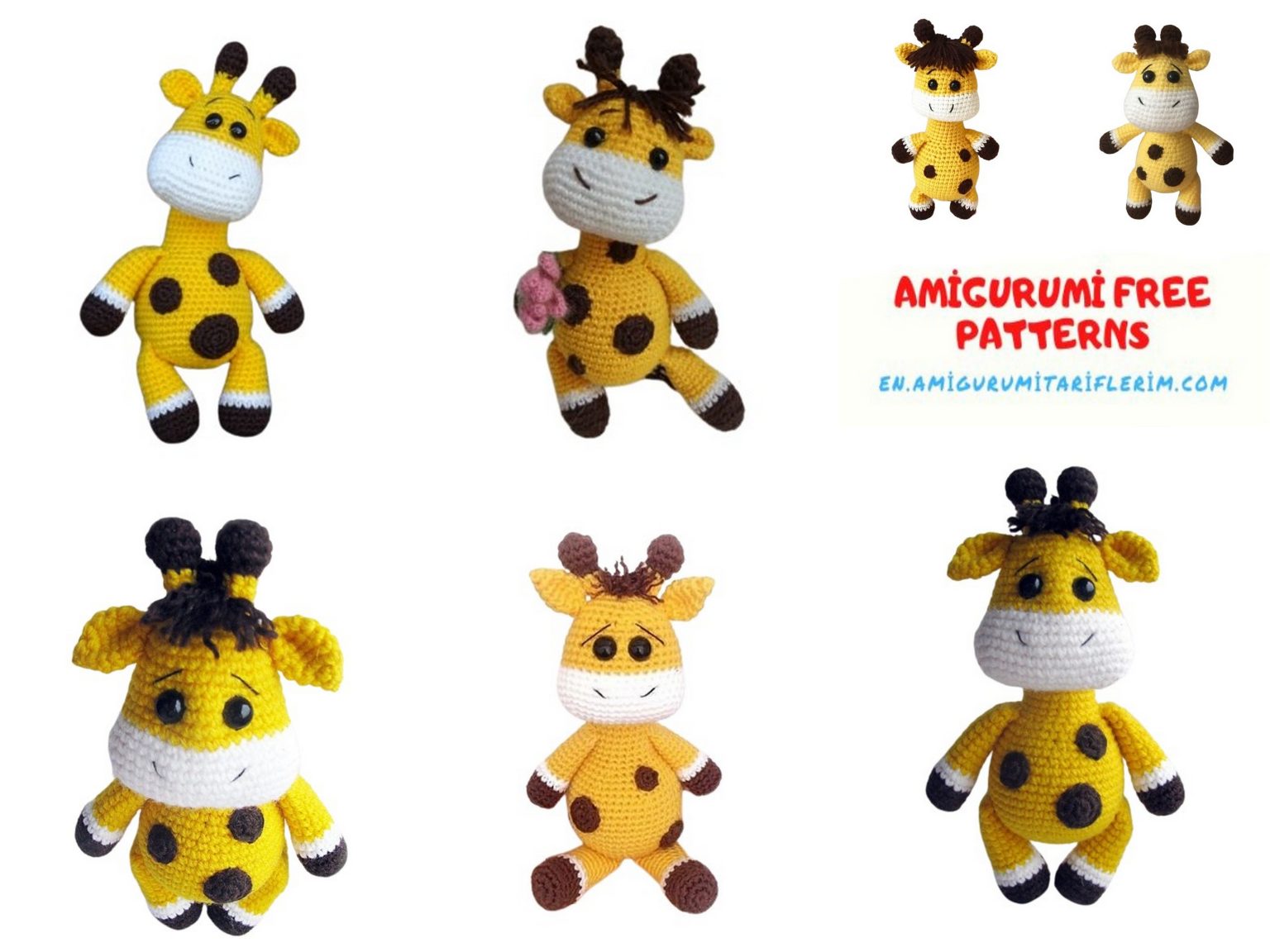 Giraffe Rim Pattern Free Cute Giraffe Amigurumi Pattern: Craft Your Adorable Long-Necked ...